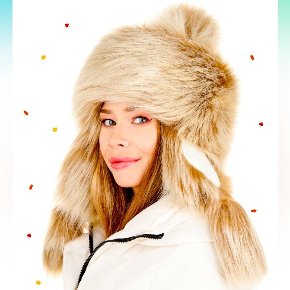 Faux Fur Trapper Hat for Women